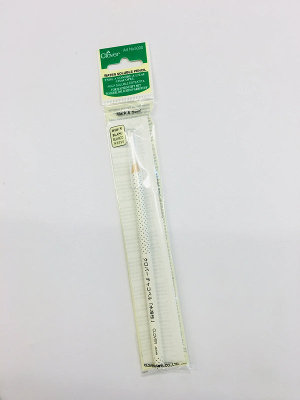 Clover Water Soluble Pencil White 5000