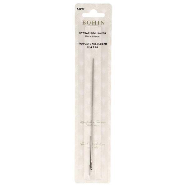 Bohin Needles - Trapunto & Boutis Needles Size 6" + 2.25"