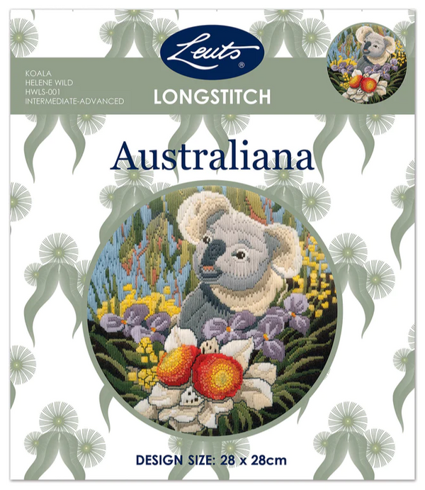 Australiana - Koala Long Stitch Kit HWLS-001 by Leuts