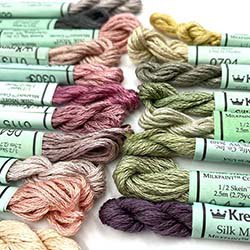 Kreinik Silk Mori Milkpaint Colors