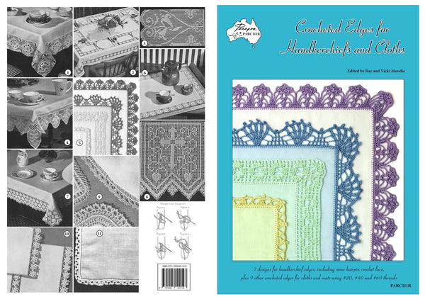Crochet Edges for Handkerchiefs and Cloths PARC111R by Paragon