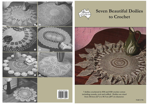 Seven Beautiful Doilies to Crochet PARC137R by Paragon