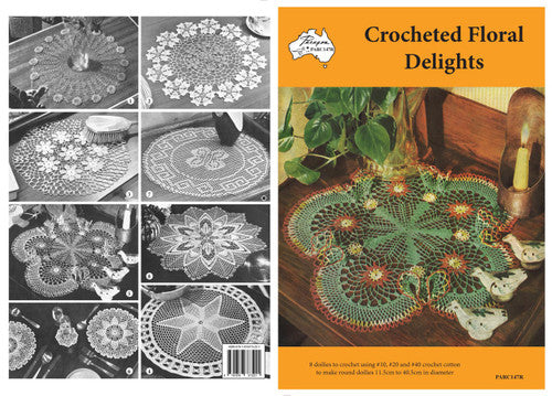 Crocheted Floral Delights PARC147R by Paragon