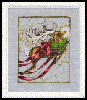 Christmas Eve Couriers "Rudolph" NC121 by Nora Corbett - Mirabilia Designs