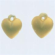 Mill Hill - Glass Treasures - 12075 Very Small Domed Heart Gold
