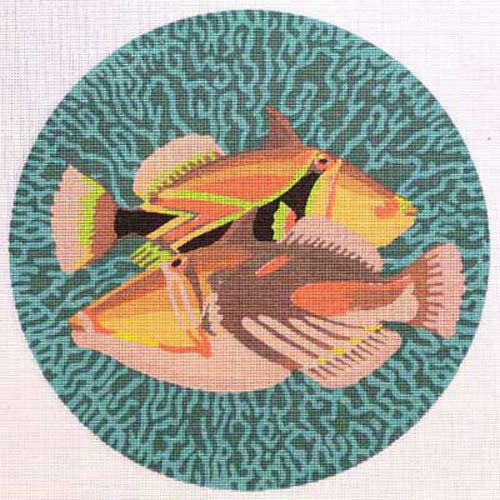 Baxtergrafik Tapestry - Trigger Fish (557M)