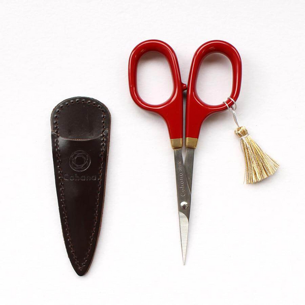 Cohana - Small Scissors with Laquered Handles (Shinuri)
