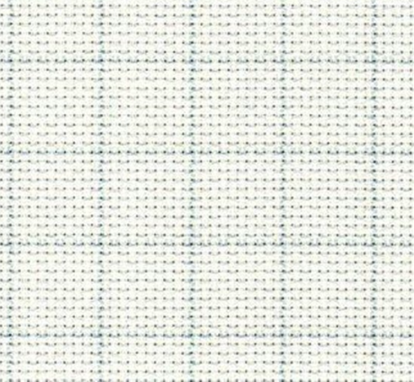 Zweigart AIDA 18 Count White Easy Count Grid 3507.110.1219