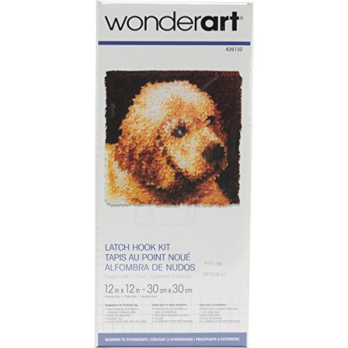 Puppy Love by Wonderart Latch Hook Kit