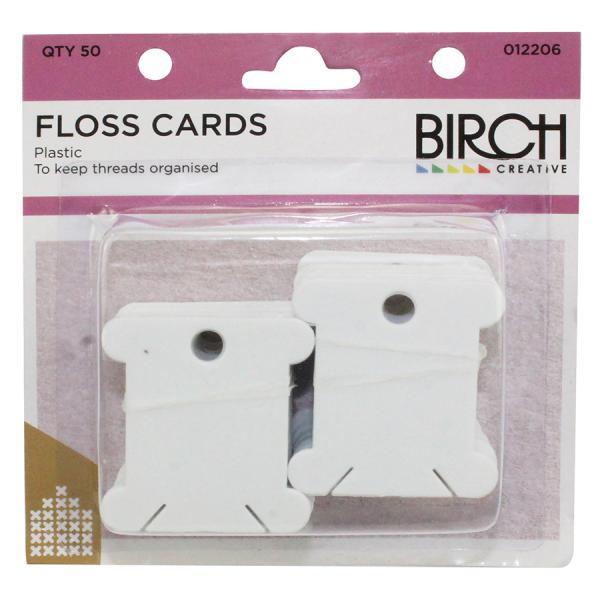 Birch Floss Cards - Plastic (50)