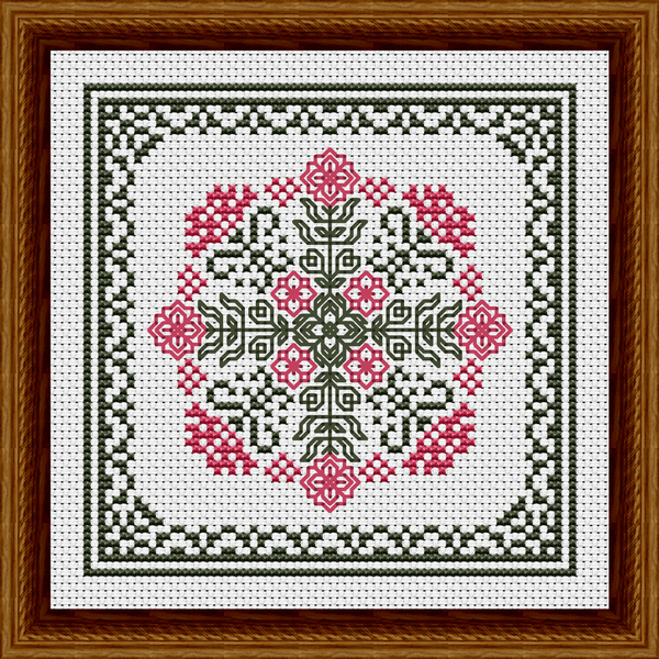 January Hearts Square  #3500 by Happiness is Heart Made