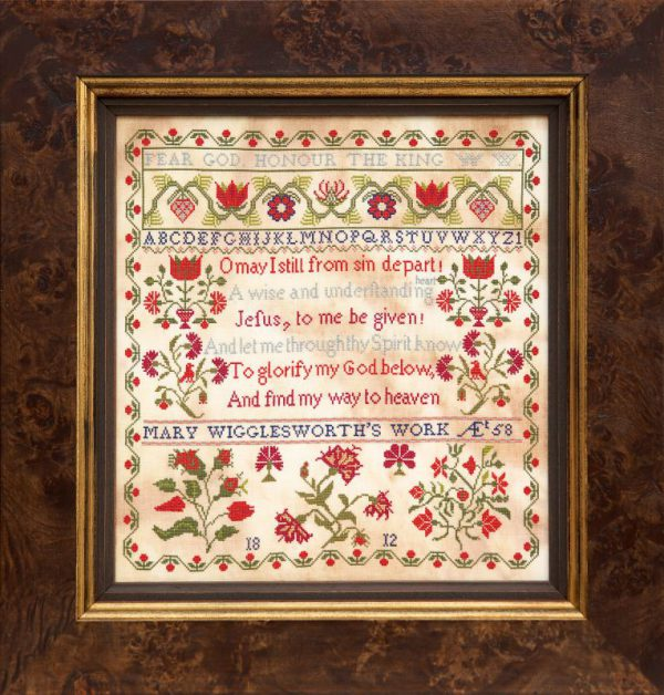 Mary Wigglesworth 1812 by Hands Across the Sea Samplers