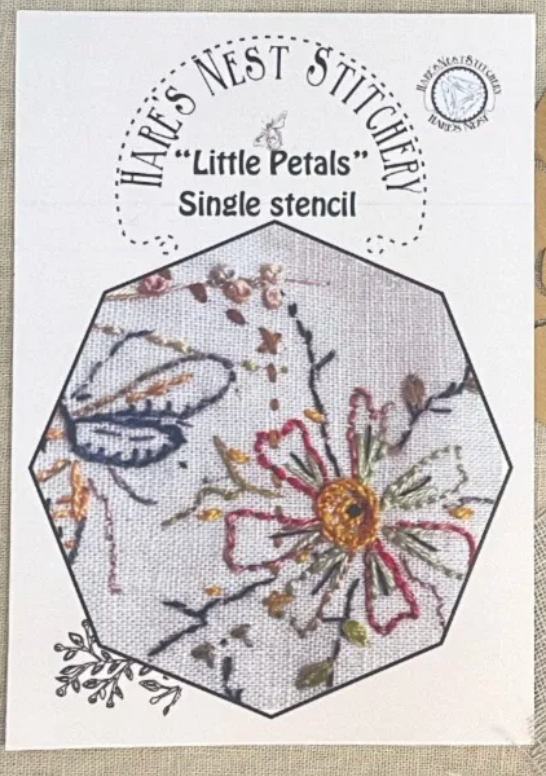 Little Petals Single Stencil by Hares Nest Stitcher