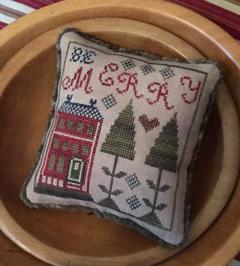 Be Merry Pyn Pillow by Chessie & Me