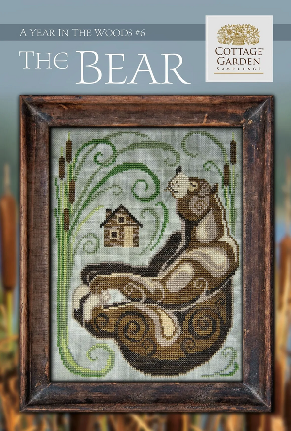 A Year in the Woods #6 - The Bear (CGS 1087) by Cottage Garden Samplings