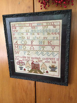 Hannah Comperf 1818 Sampler by Chessie & Me