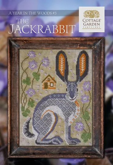 A Year in the Woods #3 - The Jackrabbit (CGS 1084) by Cottage Garden Samplings
