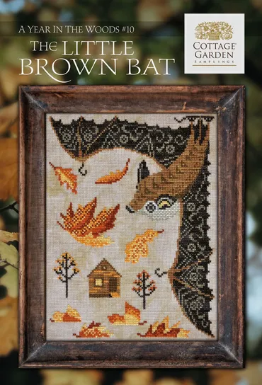A Year in the Woods #10 - The Little Brown Bat (CGS 1092) by Cottage Garden Samplings