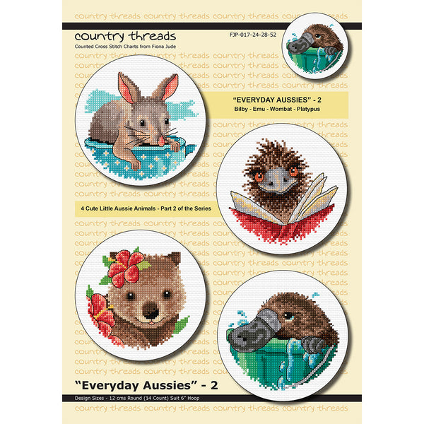 Everyday Aussies - 2 FJP-017-24-28-52 by Country Threads
