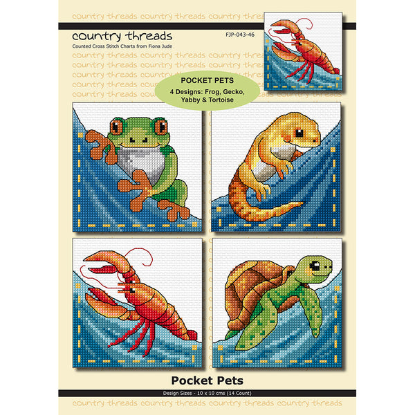 Pocket Pets FJP-043-46 by Country Threads