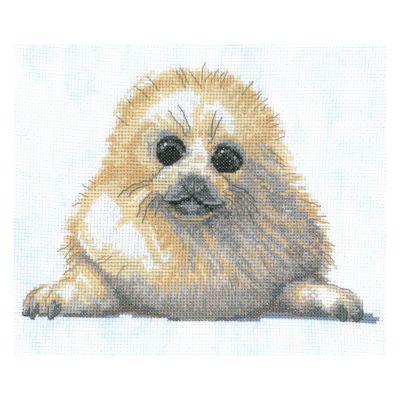 Seal Pup Animal Magic Cross Stitch Kit by My Cross Stitch JBCS02