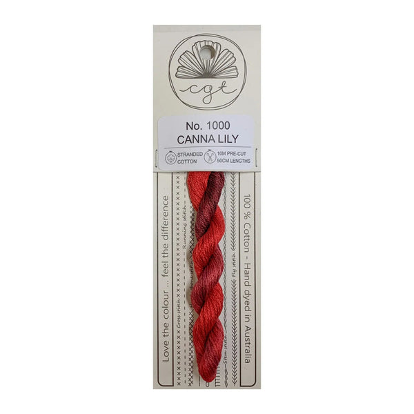 Cottage Garden Threads Stranded Canna Lily 1000