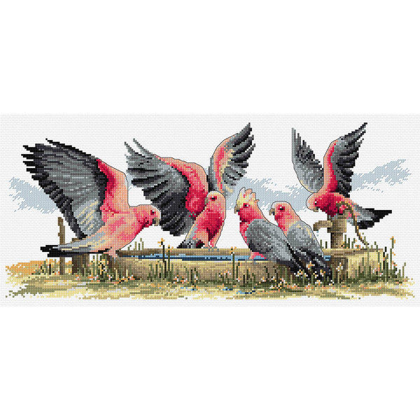 Galahs by the Waterpump FJP-1006 by Country Threads