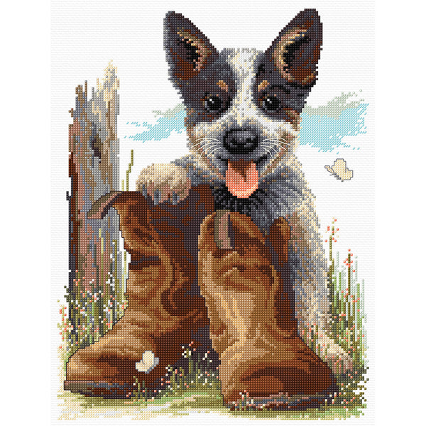 Bluey's Boots FJP-1024 by Country Threads