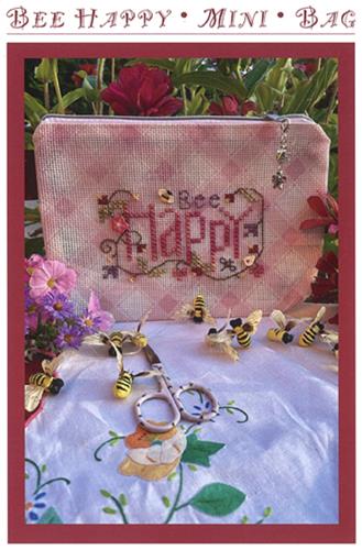 Bee Happy Mini Bag Cross Stitch Pattern by Shepherd's Bush