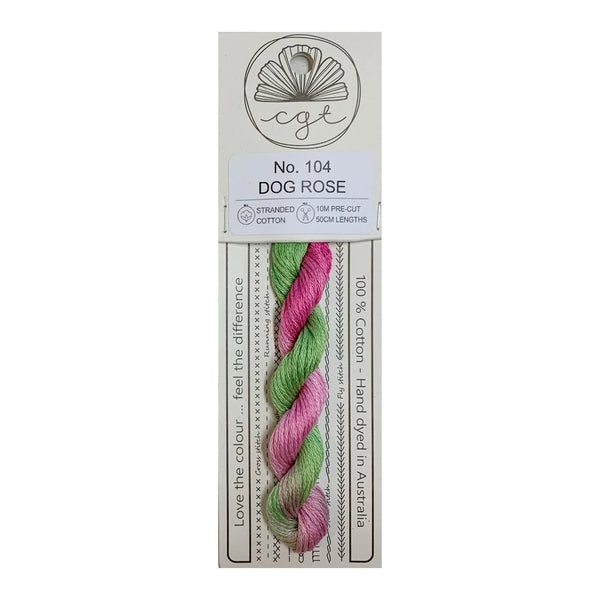 Cottage Garden Threads Stranded Dog Rose 104