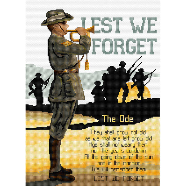 Lest We Forget FJP-1051 by Country Threads