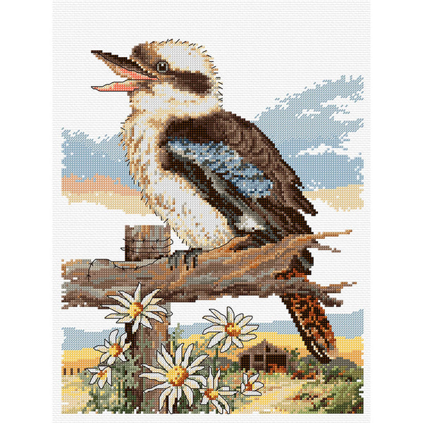 Bushman's Alarm Cross Stitch Kit FJ-1081 by Country Threads