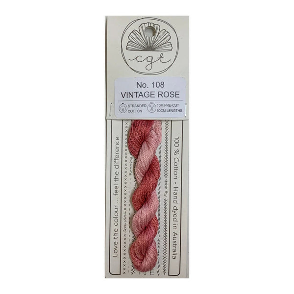 Cottage Garden Threads Stranded Vintage Rose 108