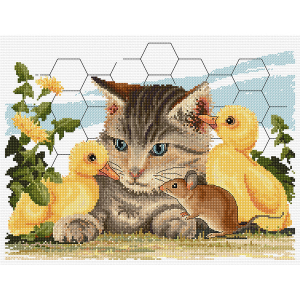 Farmyard Frenemies FJP - 1096 by Country Threads