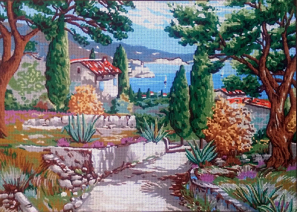 Tuscan Path Tapestry Canvas by Gobelin 14.824