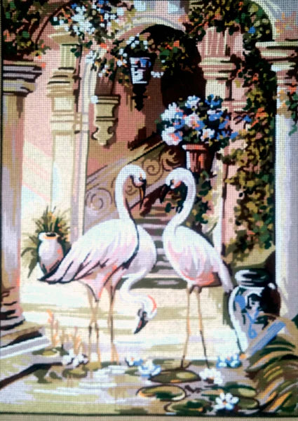 Flamingos Tapestry Canvas by Gobelin 14.810