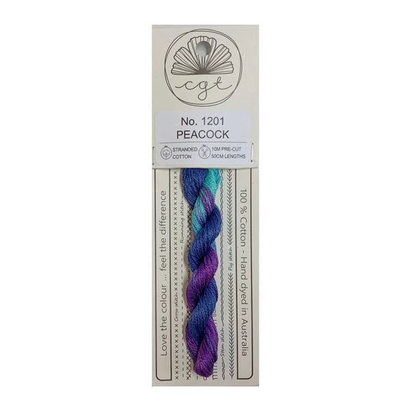 Cottage Garden Threads Stranded Peacock 1201