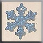 Mill Hill - Glass Treasures - 12161 Small Snowflake Matte Crystal