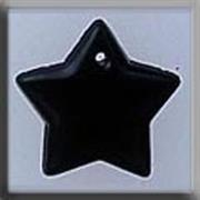 Mill Hill - Glass Treasures - 12222 Large Flat Star Black