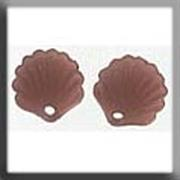 Mill Hill - Glass Treasures - 12244 Scallop Shell Dark Rosaline