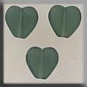 Mill Hill - Glass Treasures - 12277 Channeled Heart Matte Tourmaline