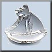 Mill Hill - Glass Treasures - 12303 Sailboat Matte Bright Crystal