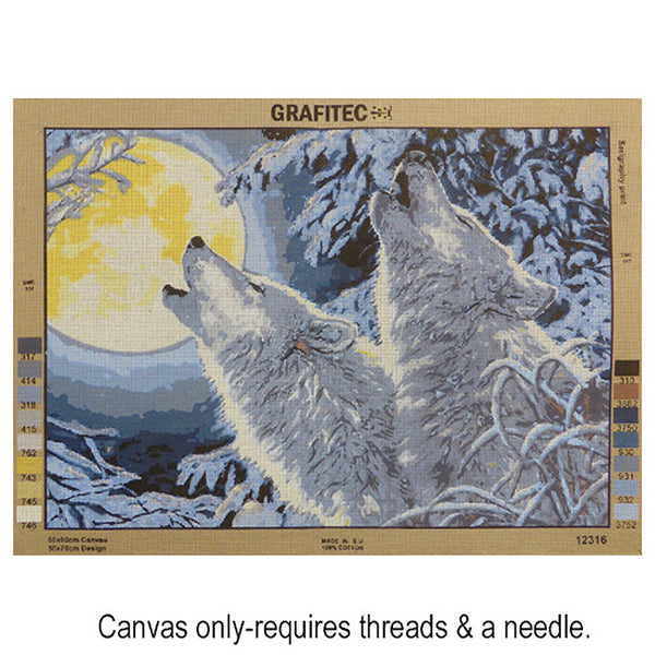 Ode to the Moon - Tapestry Canvas by Grafitec 12316