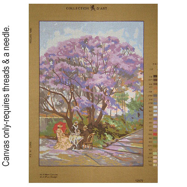 Under the Jacaranda -  Tapestry Canvas by Grafitec 12.979