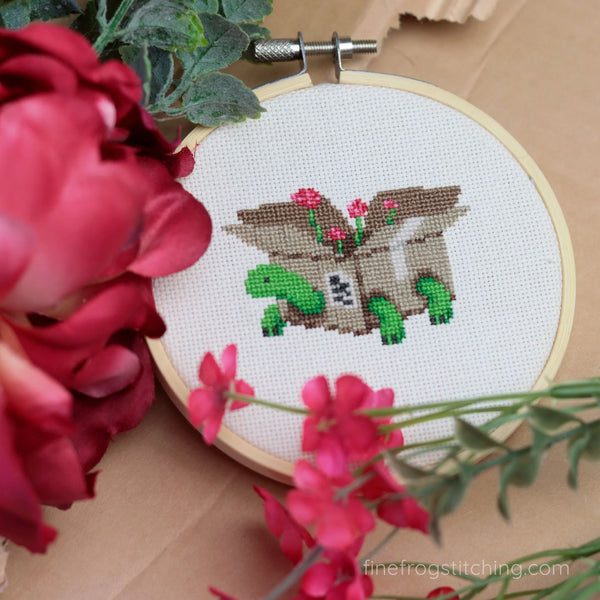 Box Turtle by Fine Frog Stitching