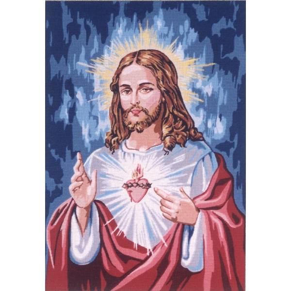 Jesus Christ Tapestry Canvas by Gobelin 14.803