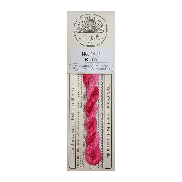 Cottage Garden Threads Stranded Ruby 1401