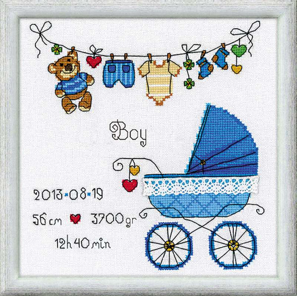 It's a Boy Cross Stitch Kit by Riolis 1418