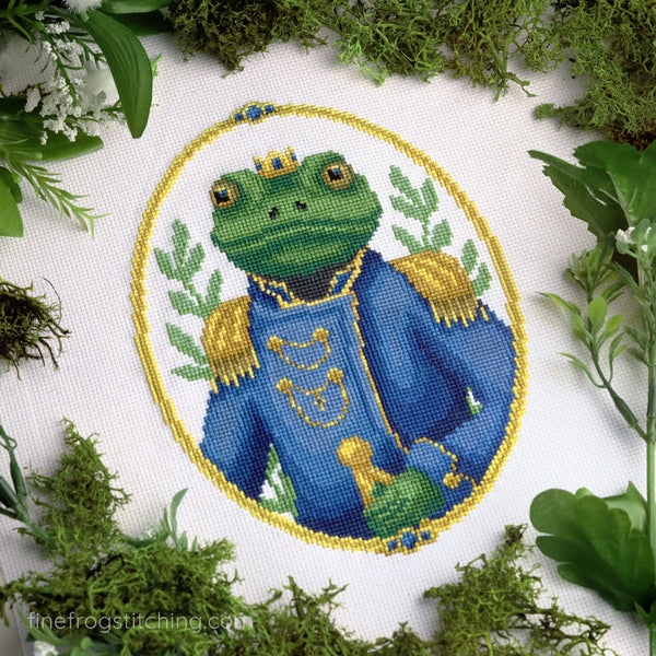 Prince Pondworthy by Fine Frog Stitching