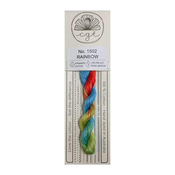 Cottage Garden Threads Stranded Rainbow 1502